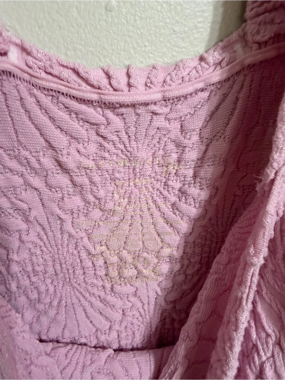 Pink Textured Tank Top - Sleeveless Women’s Top